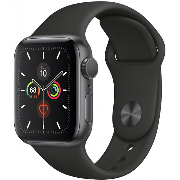 Фото - Смарт-часы Apple Watch Series 5 44mm Space Gray Aluminum Case with Black Sport Band