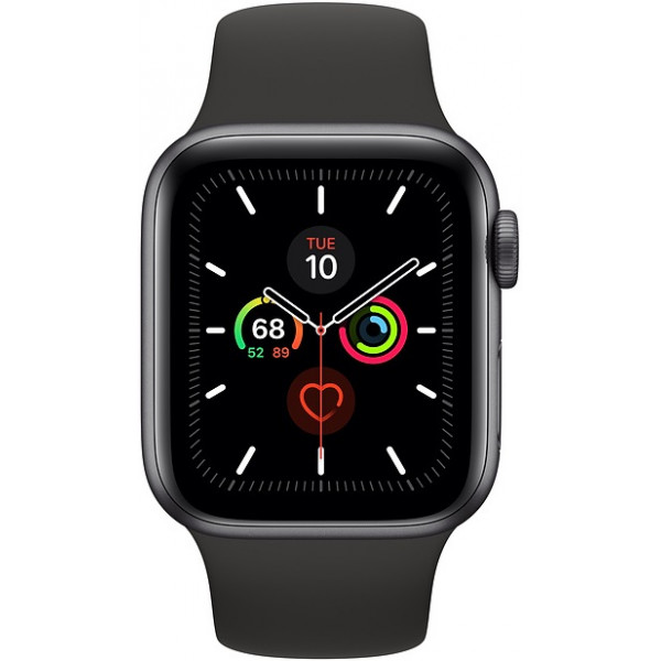 Фото - Смарт-часы Apple Watch Series 5 40mm Space Gray Aluminum Case with Black Sport Band