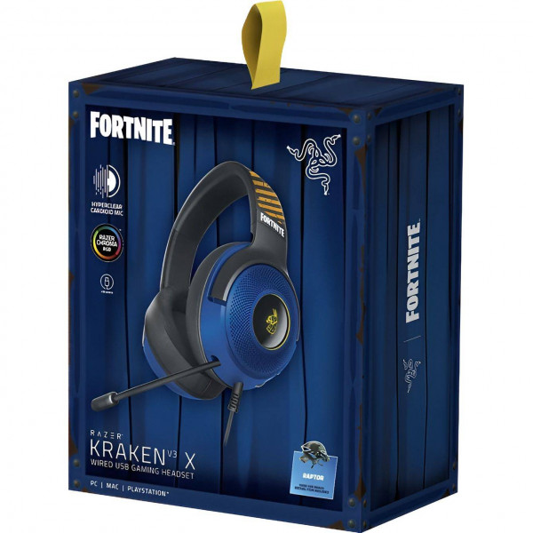 Фото - Гарнитура проводная игровая Razer Kraken V3 X FORTNITE (RZ04-03750500-R3M1)