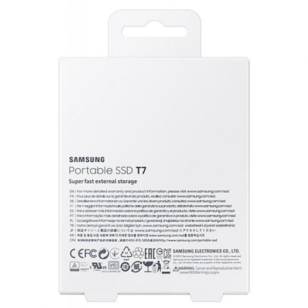 Фото - SSD-накопичувач зовнішній Samsung T7 RED 500 GB (MU-PC500R/WW)