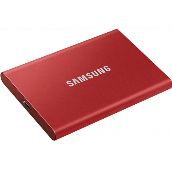 Фото - SSD-накопичувач зовнішній Samsung T7 RED 500 GB (MU-PC500R/WW)