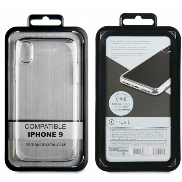 Фото - Чохол для смартфону Muvit Edition Crystal Case Silver for Apple iPhone XR (MUCRY0227)