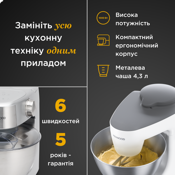 Фото - Кухонная машина Kenwood KHH 326 WH MultiOne