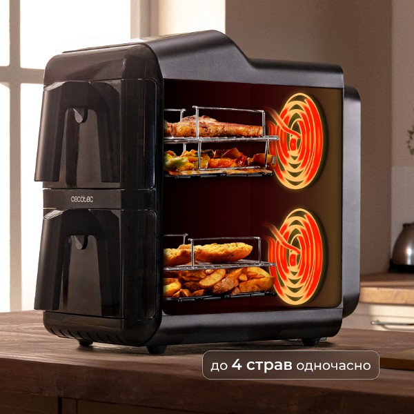 Фото - Мультипечь Cecotec Cecofry DuoLevel 12000 Window (A01_EU01_109325)