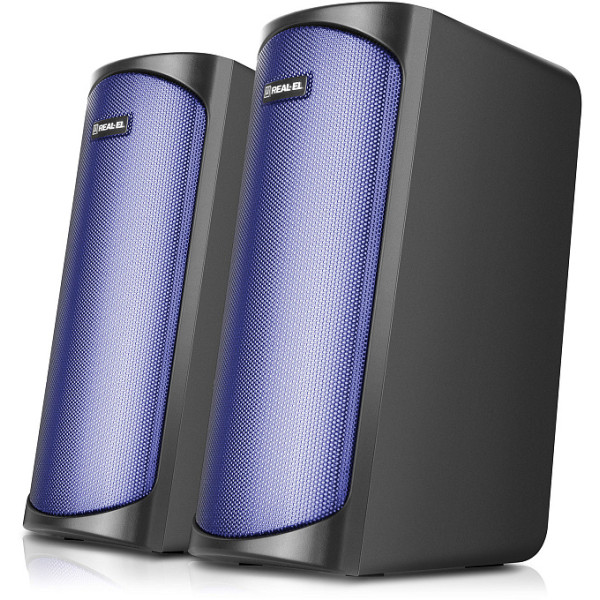 Фото - Компьютерная акустика компактная 2.0 REAL-EL S-135 Black (EL121100019)
