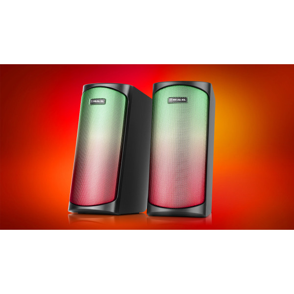 Фото - Компьютерная акустика компактная 2.0 REAL-EL S-135 Black (EL121100019)
