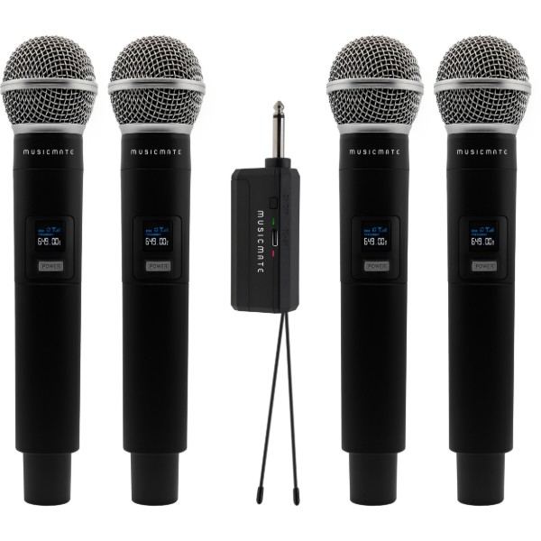 Фото - Микрофон вокальный беспроводной Musicmate MM-600 QuadraVoice