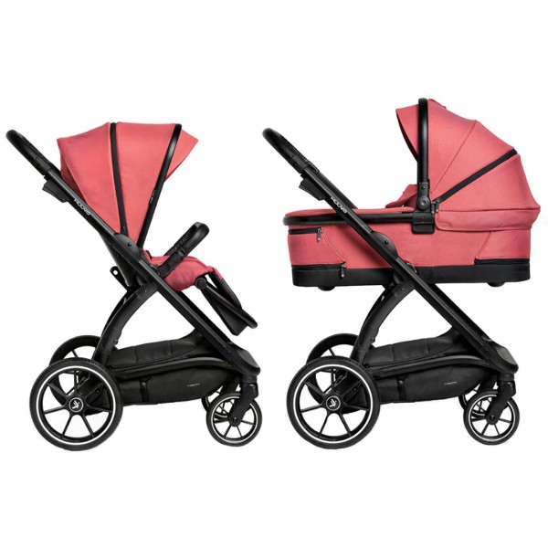 Фото - Коляска універсальна 2 в 1 Muuvo Trick Pure Pink (MTRICK-W-PURE-PINK-2W1)