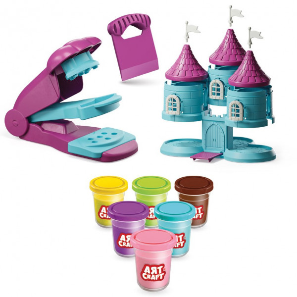 Фото - Ліплення з тіста dede Казковий замок Art Craft 336 г (03737)