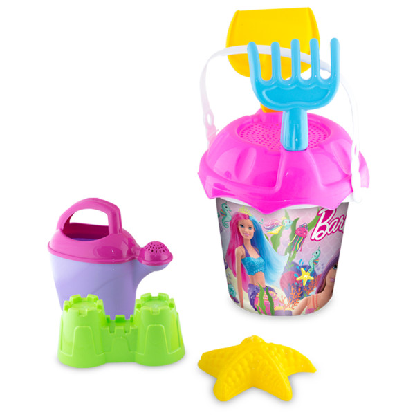 Фото - Набір для гри в пісочниці dede в рюкзаку Barbie (03500)