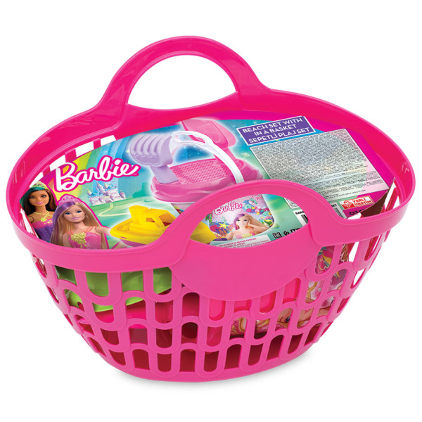 Фото - Набір для гри в пісочниці dede у кошику Barbie (03470)