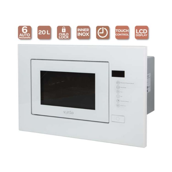 Фото - Микроволновая печь (СВЧ) встраиваемая Ventolux MWBI 20 G WH TC
