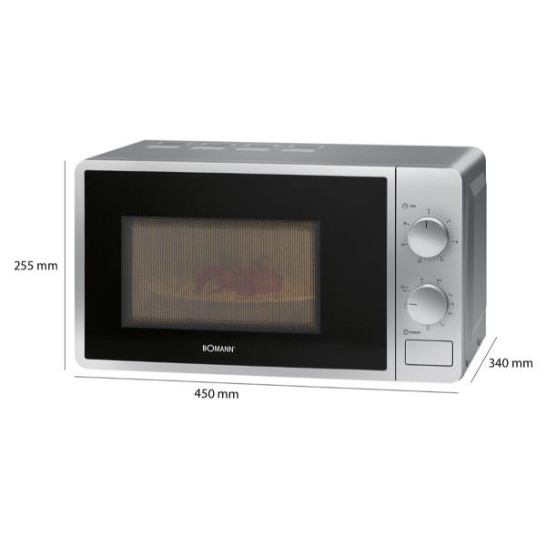 Фото - Микроволновая печь (СВЧ) Bomann MWG 6015 CB Silver