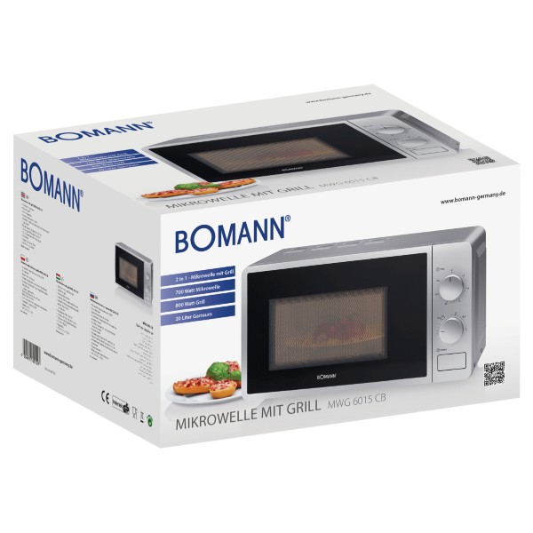 Фото - Микроволновая печь (СВЧ) Bomann MWG 6015 CB Silver
