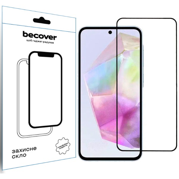 Фото - Защитное стекло для смартфона BeCover for Samsung Galaxy A36 SM-A366 Black (712886)
