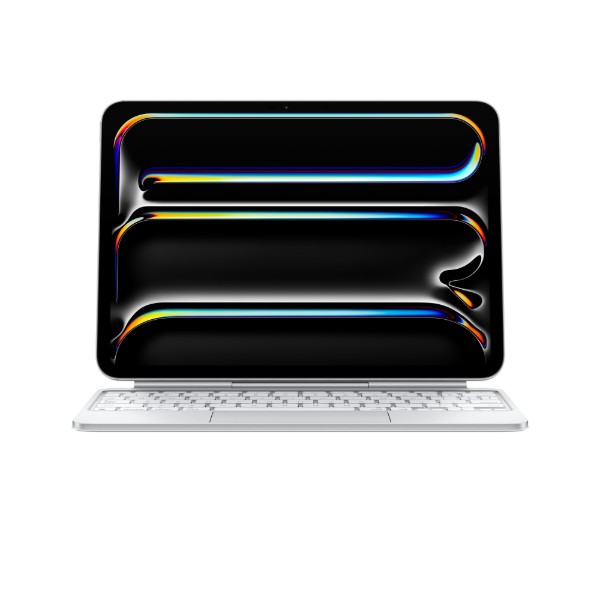Фото - Чехол-клавиатура для планшета Apple Magic Keyboard for iPad Pro 11 inch (M4) - Ukrainian - White (MWR03UA/A)