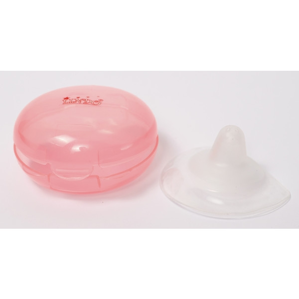 Фото - Накладки для годування Lindo силіконові в контейнері, рожевий (Li 802 троянд)