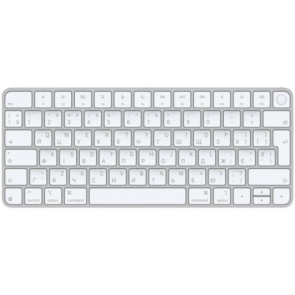 Фото - Клавіатура бездротова Apple Magic Keyboard with Touch ID UA Bluetooth/USB-C White (MXCK3UA/A) Фото - Клавіатура бездротова Apple Magic Keyboard with Touch ID UA Bluetooth/USB-C White (MXCK3UA/A)