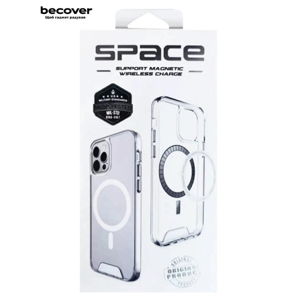 Фото - Чохол для смартфону BeCover Space Case MagSafe for Apple iPhone 16e Transparancy (713884)