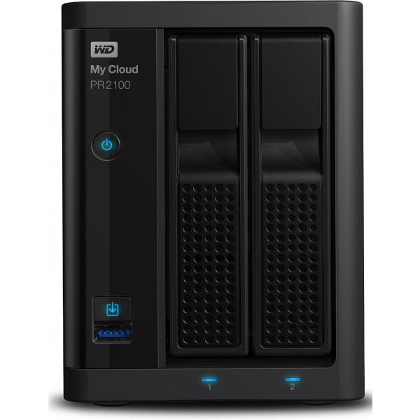 Фото - Мережеве сховище без HDD Western Digital My Cloud Pro Series PR2100 NAS (WDBBCL0000NBK-EESN)