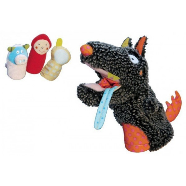 Фото - Кукольный театр Ebulobo Волк 20 см (E10016)