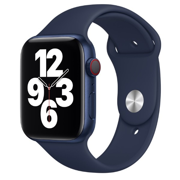 Фото - Ремешок для смарт-часов Apple 44mm Deep Navy Sport Band - Regular (MYAX2ZM/A)