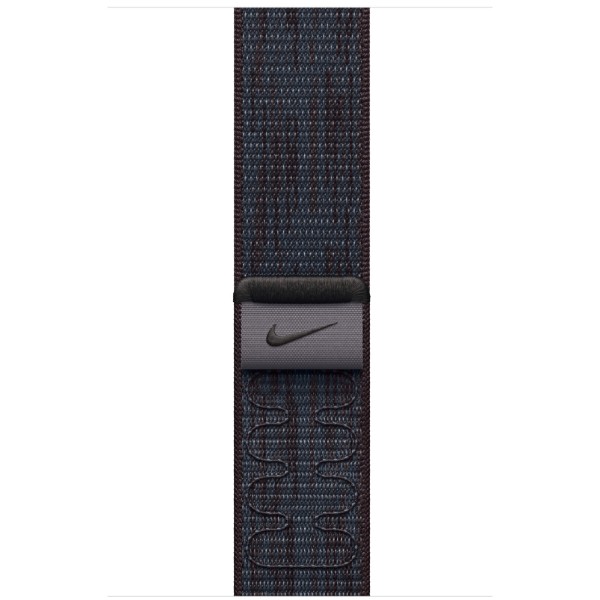 Фото - Ремінець для смарт-годинника Apple 46mm Black/Blue Nike Sport Loop (MYJD3ZM/A)