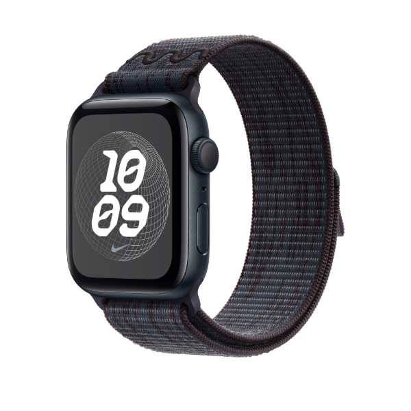 Фото - Ремінець для смарт-годинника Apple 46mm Black/Blue Nike Sport Loop (MYJD3ZM/A)