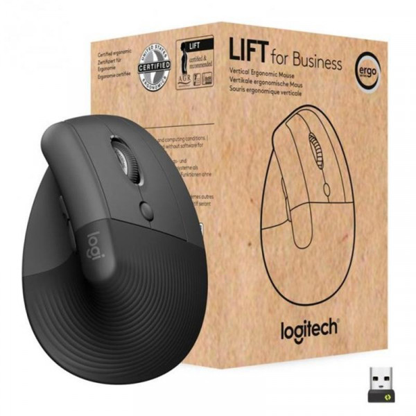 Фото - Мышь беспроводная Logitech Lift for Business Graphite (910-006494)