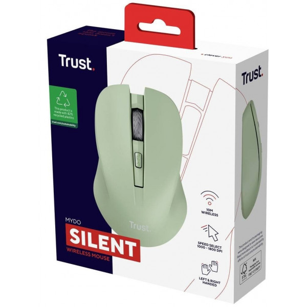 Фото - Мышь беспроводная Trust MYDO SILENT WL Green (25042)