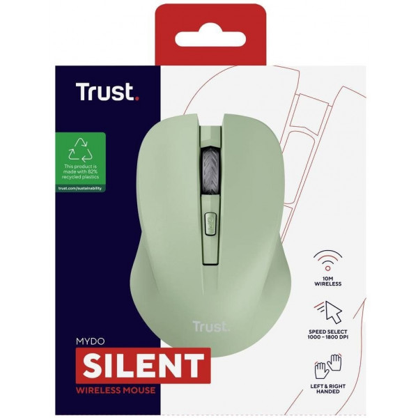 Фото - Мышь беспроводная Trust MYDO SILENT WL Green (25042)