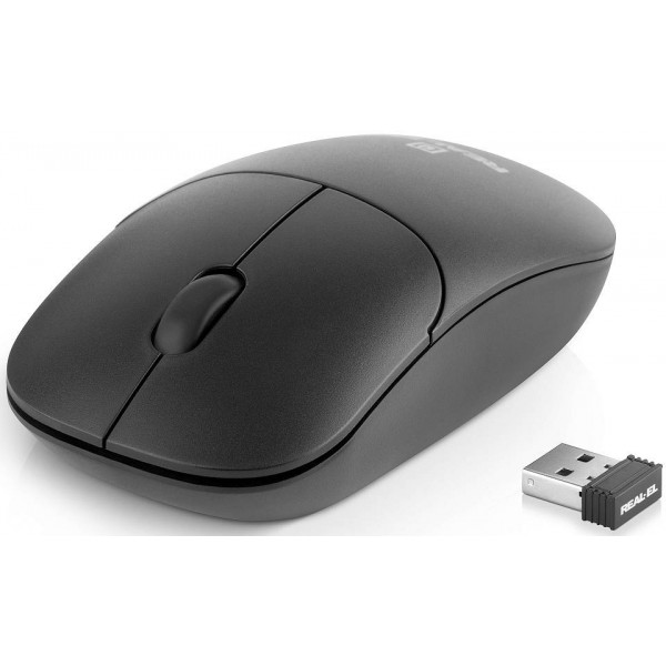 Фото - Миша бездротова REAL-EL RM-311 W Black (EL123200041)