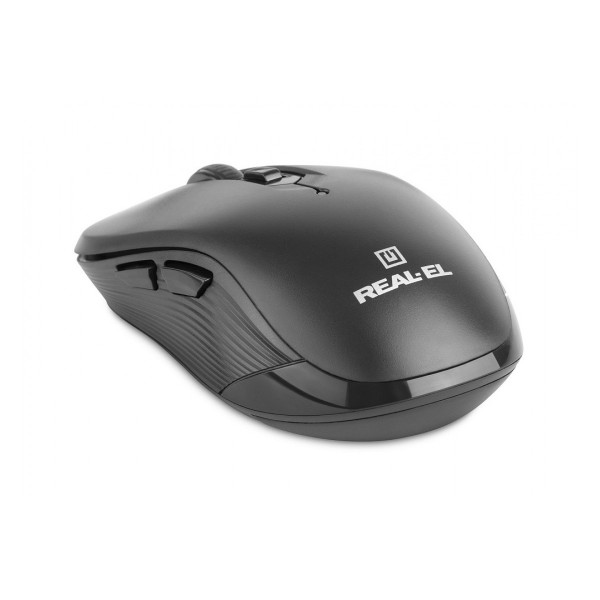 Фото - Миша бездротова REAL-EL RM-331W Black (EL123200044)