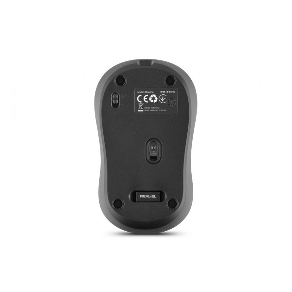 Фото - Миша бездротова REAL-EL RM-450W Black