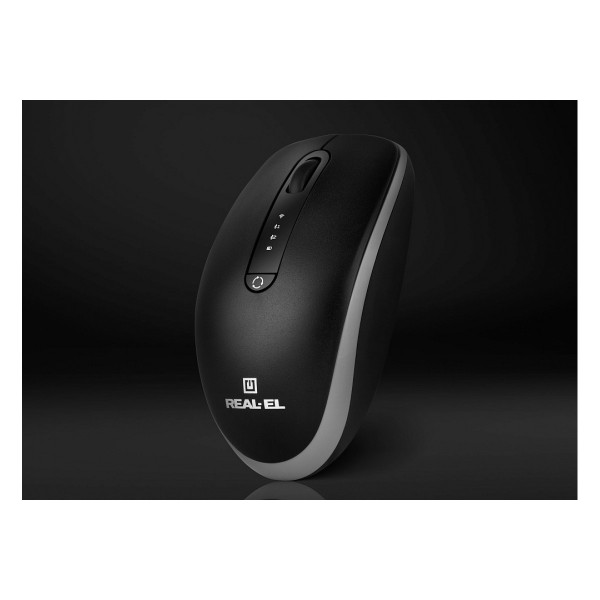 Фото - Миша бездротова REAL-EL RM-455W Black
