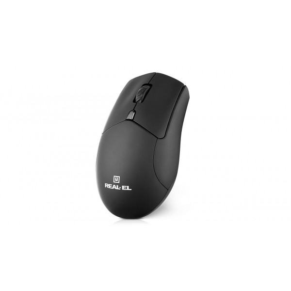 Фото - Миша бездротова REAL-EL RM-460W Black (EL123200048)