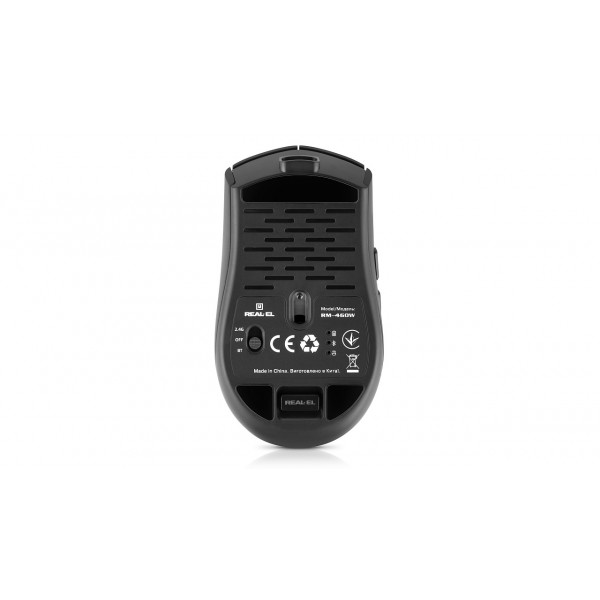Фото - Миша бездротова REAL-EL RM-460W Black (EL123200048)