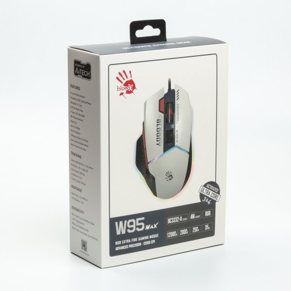 Фото - Миша дротова ігрова Bloody W95 Max Sports Navy