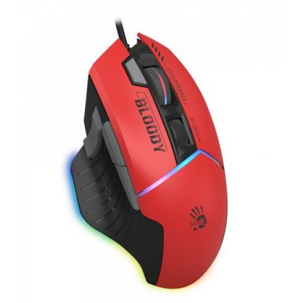 Фото - Миша дротова ігрова Bloody W95 Max Sports Red