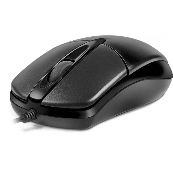 Фото - Мышь проводная REAL-EL RM-214 Black (EL123200039)