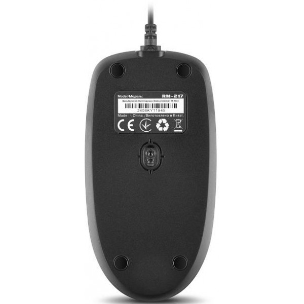 Фото - Мышь проводная REAL-EL RM-217 Black (EL123200038)