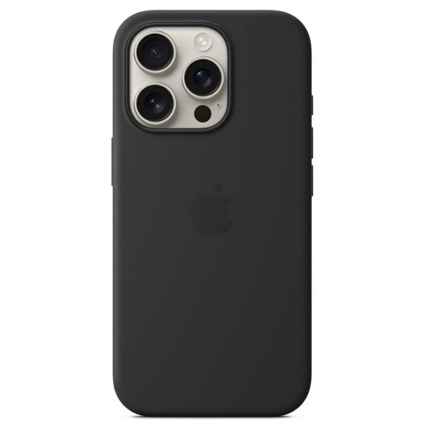 Фото - Чехол для смартфона Apple Silicone Case with MagSafe Black iPhone 16 Pro (MYYJ3ZM/A)