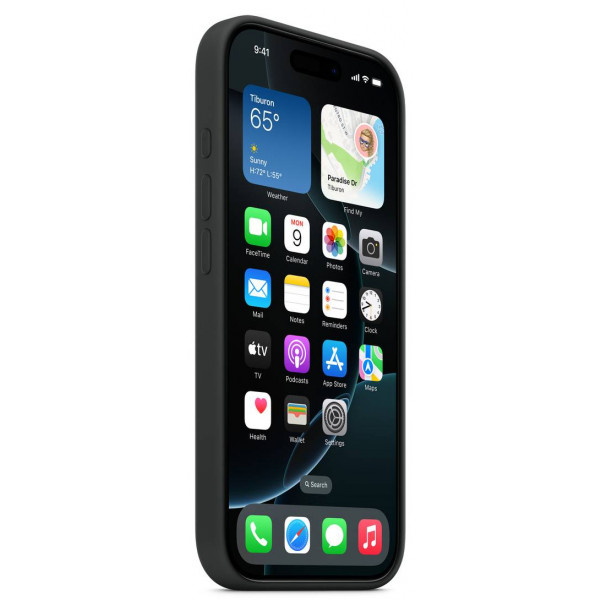 Фото - Чехол для смартфона Apple Silicone Case with MagSafe Black iPhone 16 Pro (MYYJ3ZM/A)