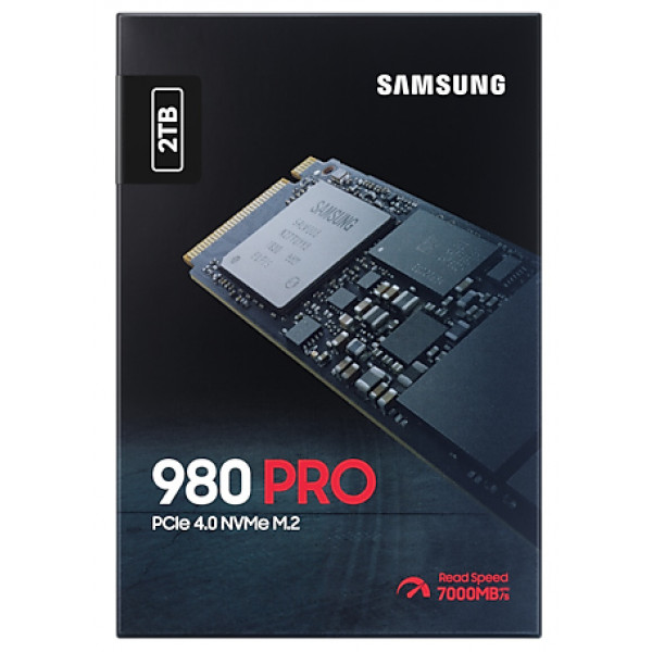 Фото - SSD-накопичувач внутрішній Samsung M.2 980 PRO 2TB NVMe PCIe 4.0 4x 2280 3-bit MLC (MZ-V8P2T0BW)
