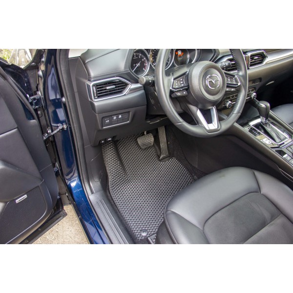 Фото - Коврики из экокожи в салон авто передние EVAtech для CX-5 (KF) Mazda 2016-2021 2 поколение SUV EU MZ3150AD2VL4BBB