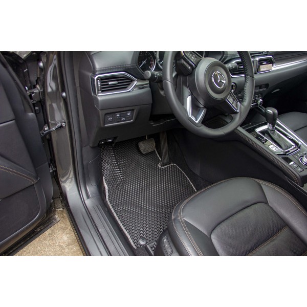 Фото - Коврики из экокожи в салон авто передние EVAtech для CX-5 (KF) Mazda 2016-2021 2 поколение SUV EU MZ3150AD2VL4BBB