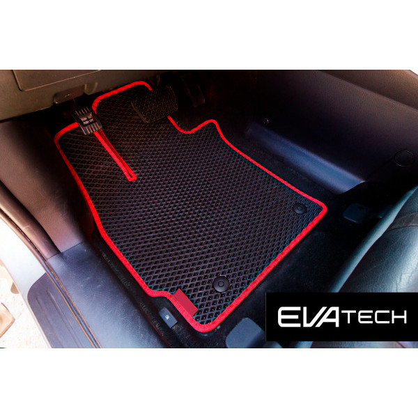 Фото - Килимки з екошкіри в салон авто передні EVAtech для CX-7 AT Mazda 2006-2012 1 поколение SUV EU MZ3151AV2VL4BBB
