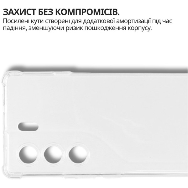 Фото - Чехол для смартфона BeCover Anti-Shock for Tecno Camon 40 (CM5) Clear (714704)