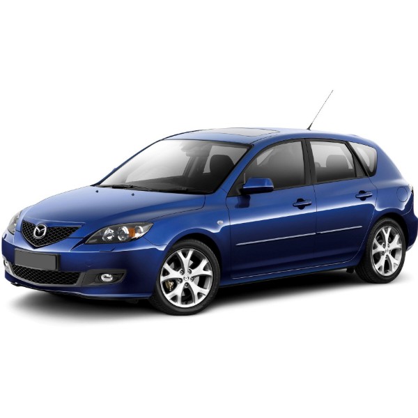 Фото - Килимки з екошкіри в салон авто передні EVAtech для 3 (BK) Mazda 2004-2009 1 поколение Htb EU MZ3134A2BBB