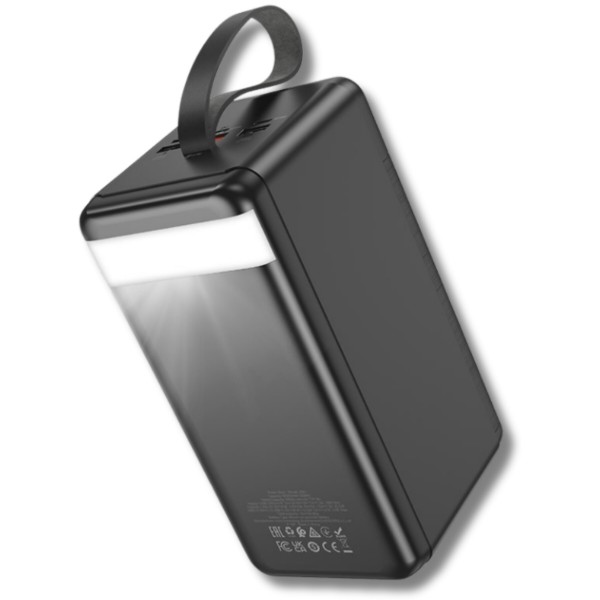 Фото - Батарея мобильная HOCO DB61 Jade 22.5W + LED 90000 mAh Black (715031)